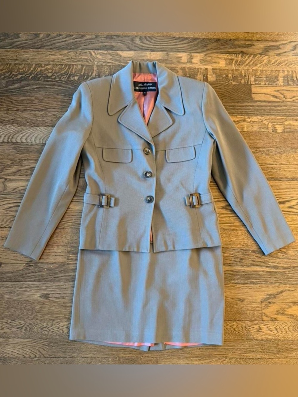 garfield & marks 80s ribbed skirt suit